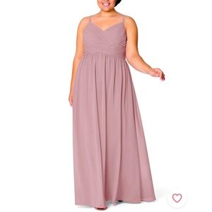 Azazie Size A16 Blake dress, Vintage Mauve